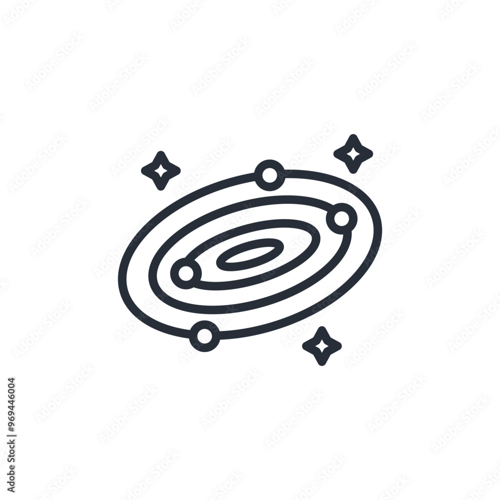 universe icon. vector.Editable stroke.linear style sign for use web design,logo.Symbol illustration. universe icon. vector.Editable stroke.linear style sign for use web design,logo.Symbol illustration.