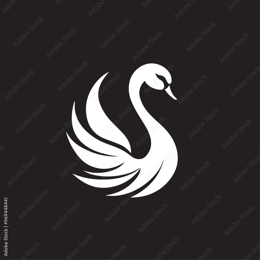 Swan in cartoon, doodle style . Image for t-shirt, web, mobile apps and ui. Isolated 2d vector illustration in logo, icon, sketch style, Eps 10, black and white. AI Generative Swan in cartoon, doodle style . Image for t-shirt, web, mobile apps and ui. Isolated 2d vector illustration in logo, icon, sketch style, Eps 10, black and white. AI Generative