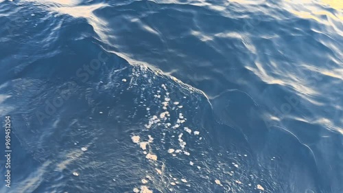 Blue water surface texture