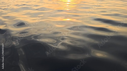 Small waves on the sea