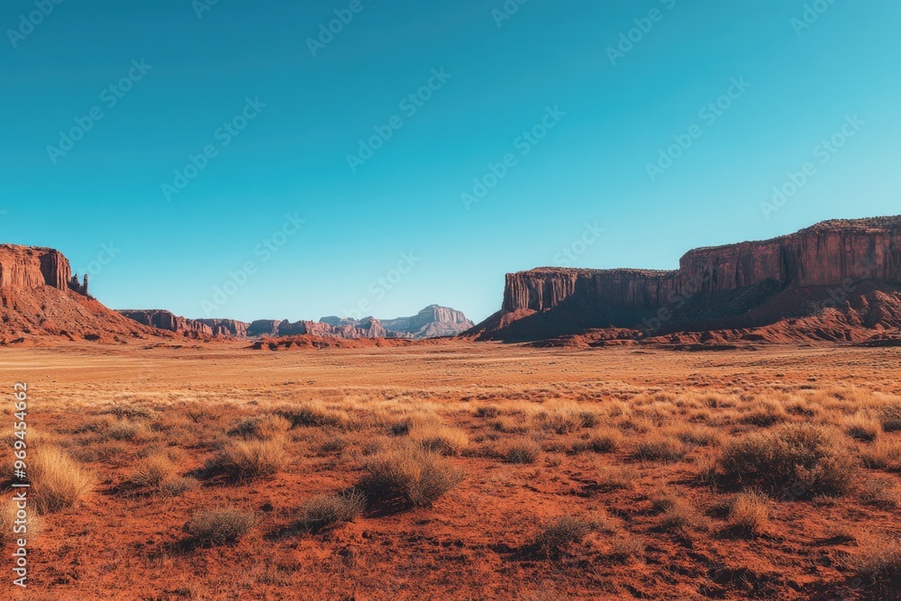 Fototapeta premium Desert Mountains View