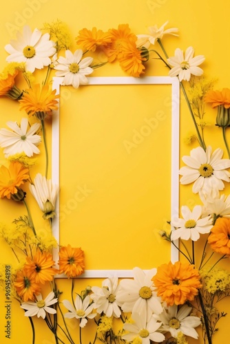 autumn background with yellow leaves
