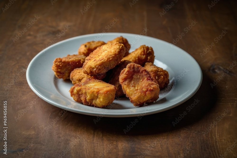 Nuggets on a plate Nuggets on a plate