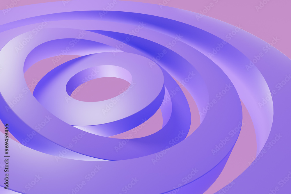 A purple circle with a purple background, 3d render A purple circle with a purple background, 3d render