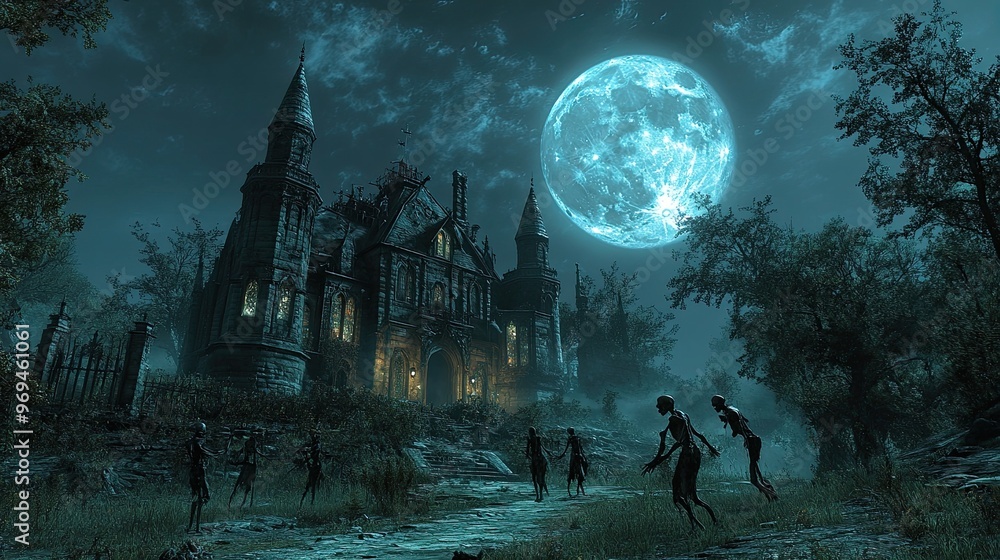Skeletons dancing under the moonlight Skeletons dancing under the moonlight