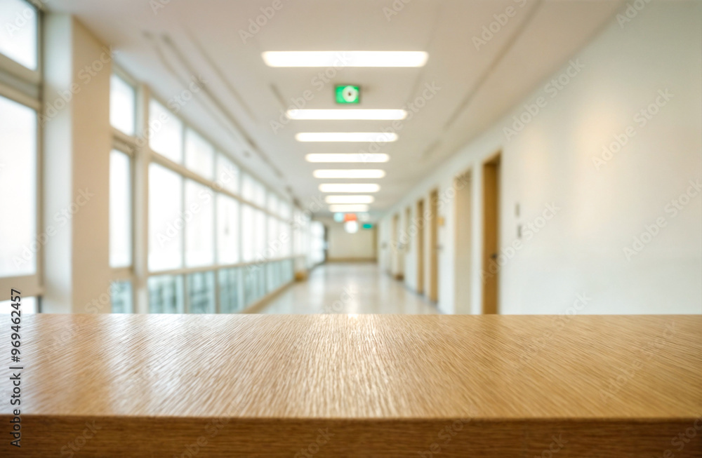 Obraz premium Abstract blur hospital clinic medical interior background stock photo Office, Backgrounds, Medical Clinic, Defocused, Hospital