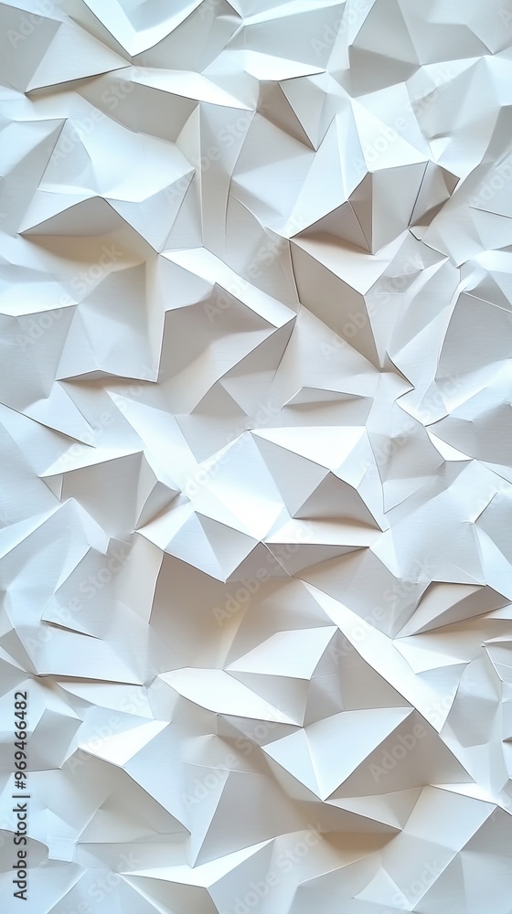 White backdrop with abstract polygonal shapes in light shades White backdrop with abstract polygonal shapes in light shades