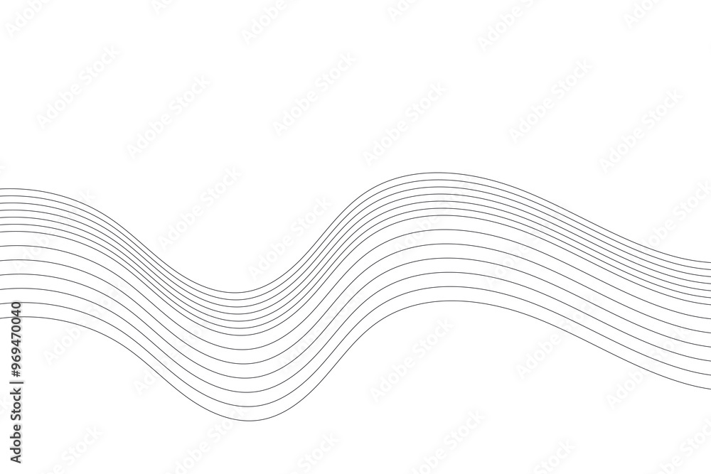 Abstract vector banner wave lines pattern. Abstract vector banner wave lines pattern.
