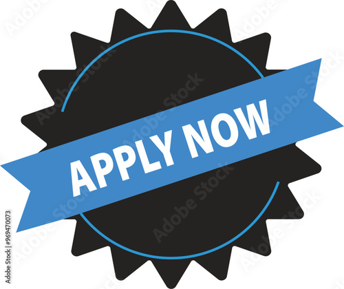 Apply now button web banner templates. Vector Illustration 
