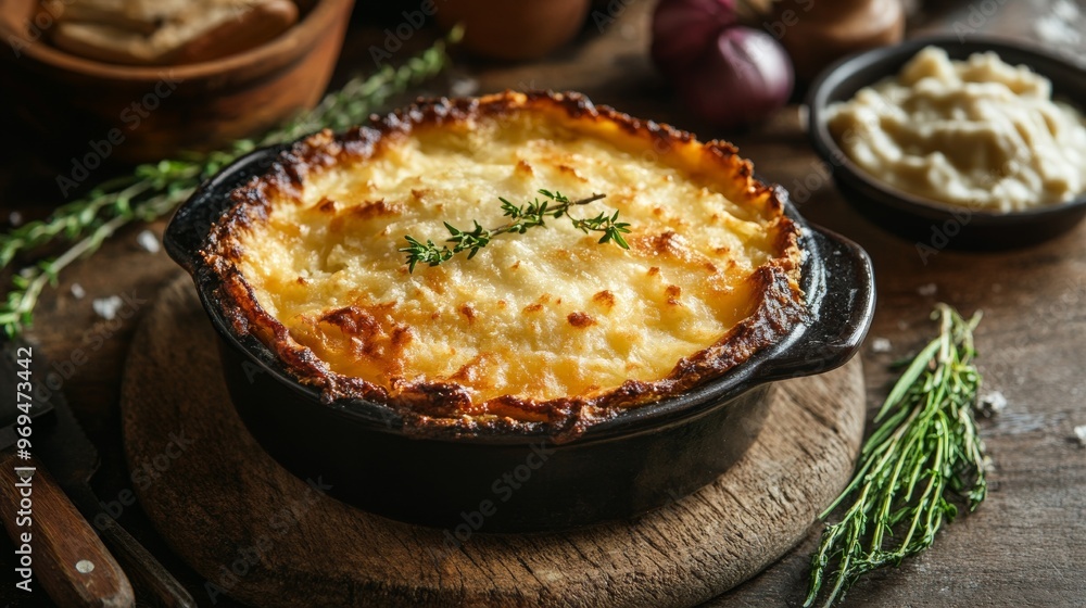 English Countryside with a Shepherd's Pie English Countryside with a Shepherd's Pie