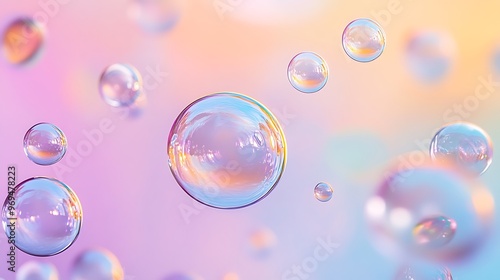 Enchanting Ethereal Bubble Universe - Hyper-Realistic Pastel Dream Photography