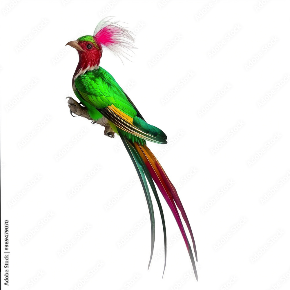 Fototapeta premium Parrot, colorful bird no background transparent