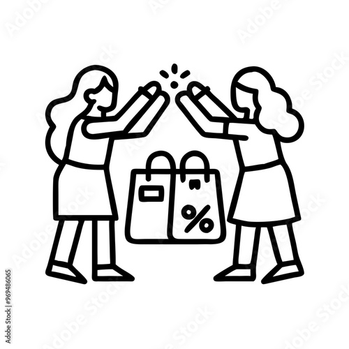 Black Friday, sale, discounts, dispute over the possession of goods, excitement, struggle, AI Generation