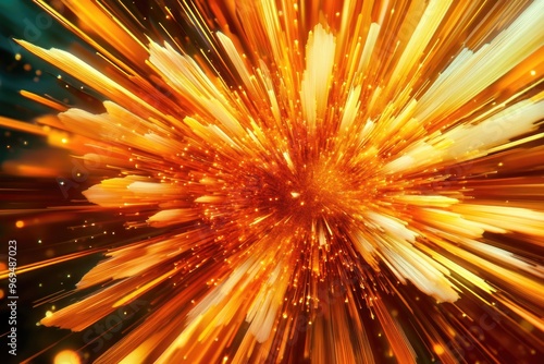 Firework Explosion Close Up