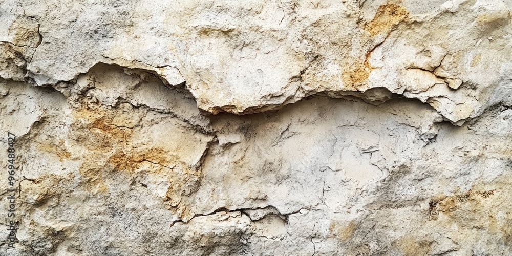 Naklejka premium Cracked and Weathered Concrete Wall Texture