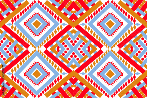 Wallpaper Mural Geometric ethnic, design for decorative, clothing, carpet, background, fabric, handcraft, tribal, square, seamless, retro, draperies, geometric traditional ethnic, cushions, pillow, Print,ethnic Torontodigital.ca