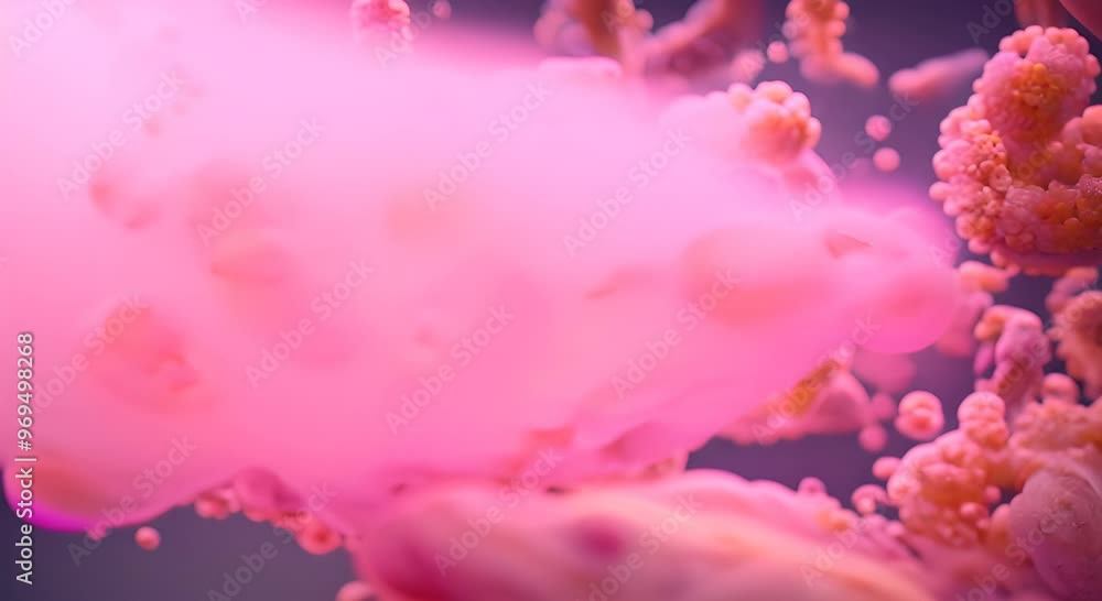 Micro bacterial Bacteria Colony Microbiome and Bacteria inside ...