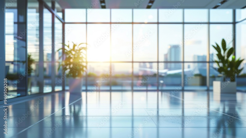 Office blurred background illustration generated by ai Office blurred background illustration generated by ai