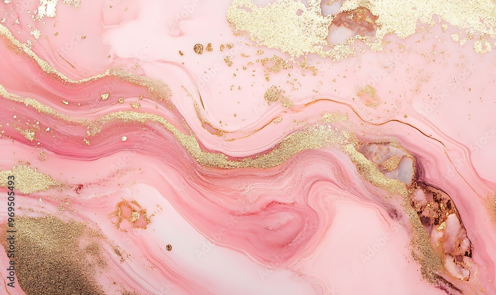 Rose quartz and gold abstract background texture. Vibrant Pink Marble Rose quartz and gold abstract background texture. Vibrant Pink Marble