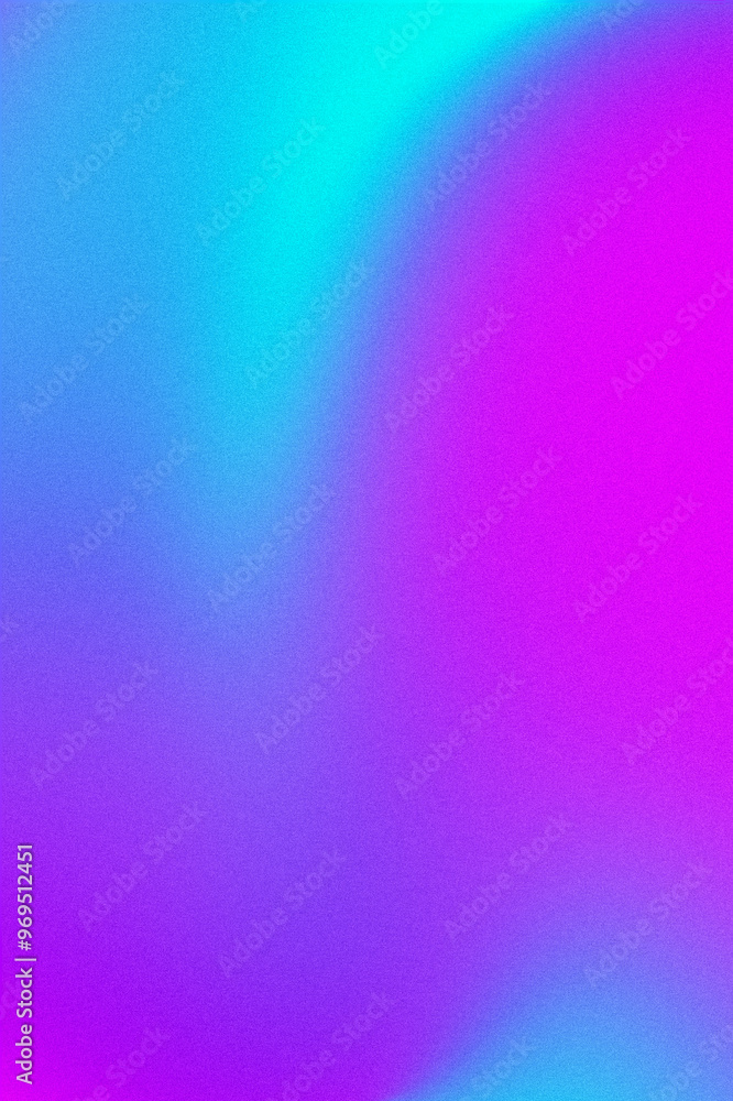 Fototapeta premium Abstract holographic purple blue grain gradient background texture