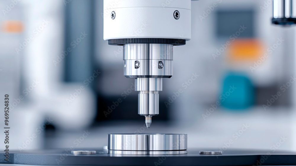 Close-up of modern laboratory equipment for precision measurement and testing in a scientific research environment. Close-up of modern laboratory equipment for precision measurement and testing in a scientific research environment.