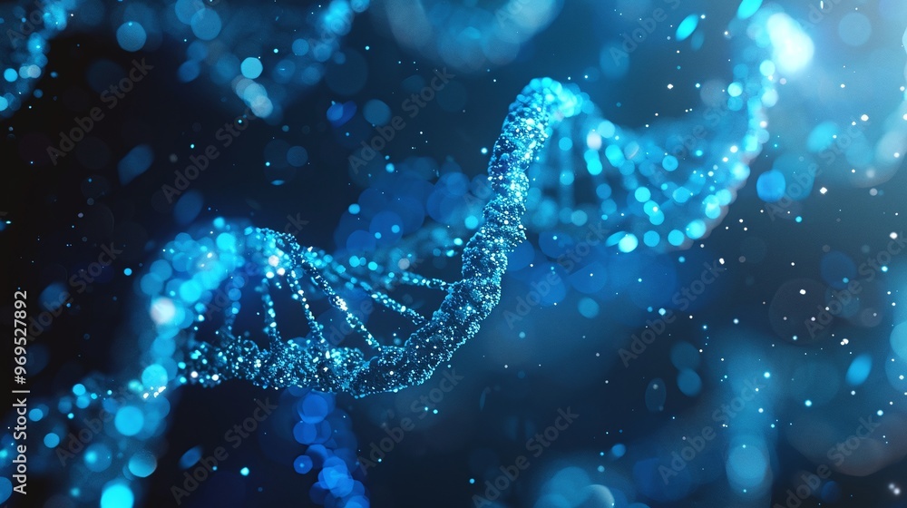 stunning visualization of DNA and gene technology emphasizing the role of genetics in modern biology and medical science stunning visualization of DNA and gene technology emphasizing the role of genetics in modern biology and medical science