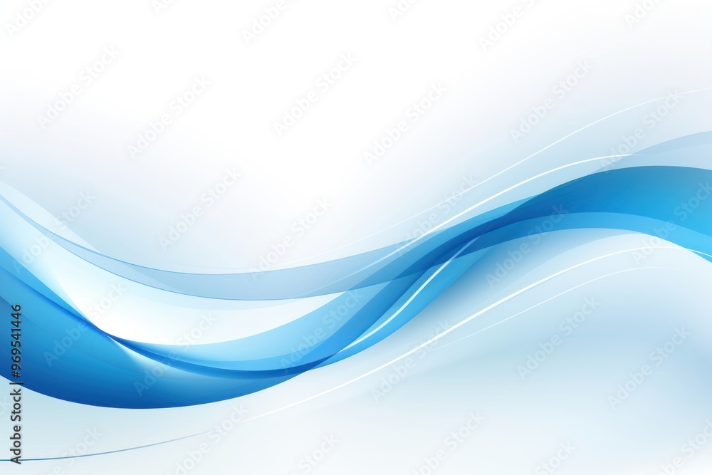 Fototapeta premium Abstract blue wave backgrounds pattern technology.