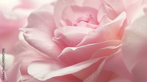 Fototapeta Naklejka Na Ścianę i Meble -  Pink Rose Petals: Close Up Photography of Delicate Flower Texture