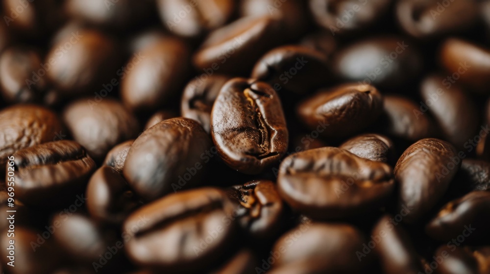 Close Up of Roasted Coffee Beans Texture Close Up of Roasted Coffee Beans Texture