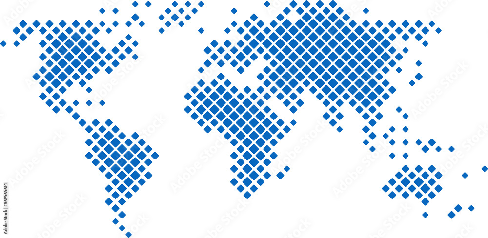 custom made wallpaper toronto digitalsquare shape world map.