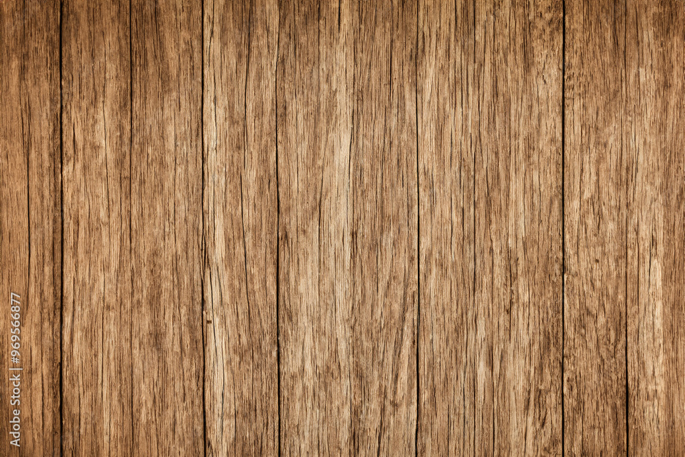 A close-up of rustic brown wooden planks with visible grain and knots, perfect for backgrounds or textures. A close-up of rustic brown wooden planks with visible grain and knots, perfect for backgrounds or textures.