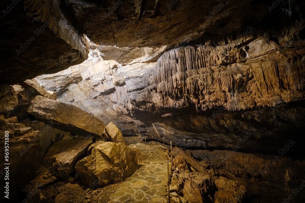 Obraz premium The Krka cave in Slovenia