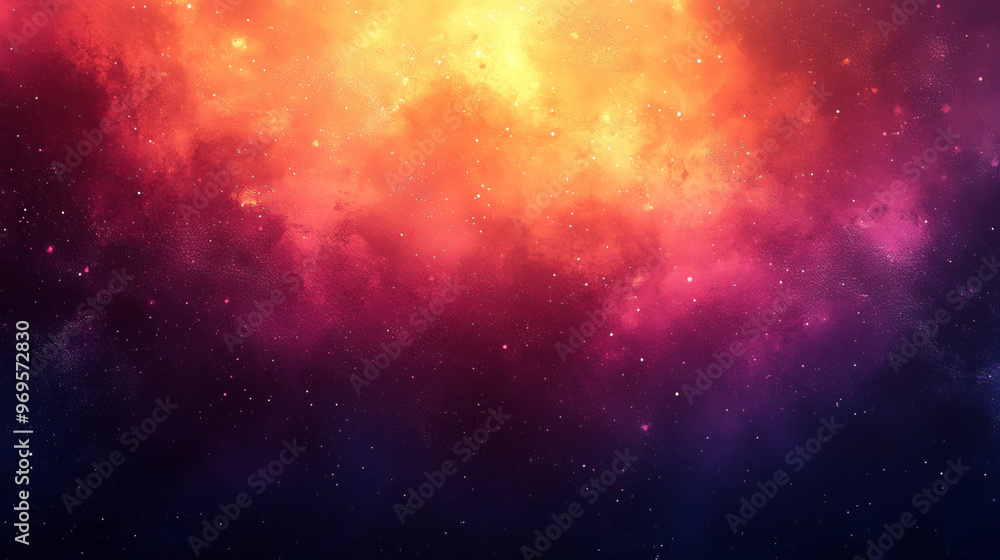 Fototapeta premium Grainy Purple and Orange Retro Noise Gradient Background