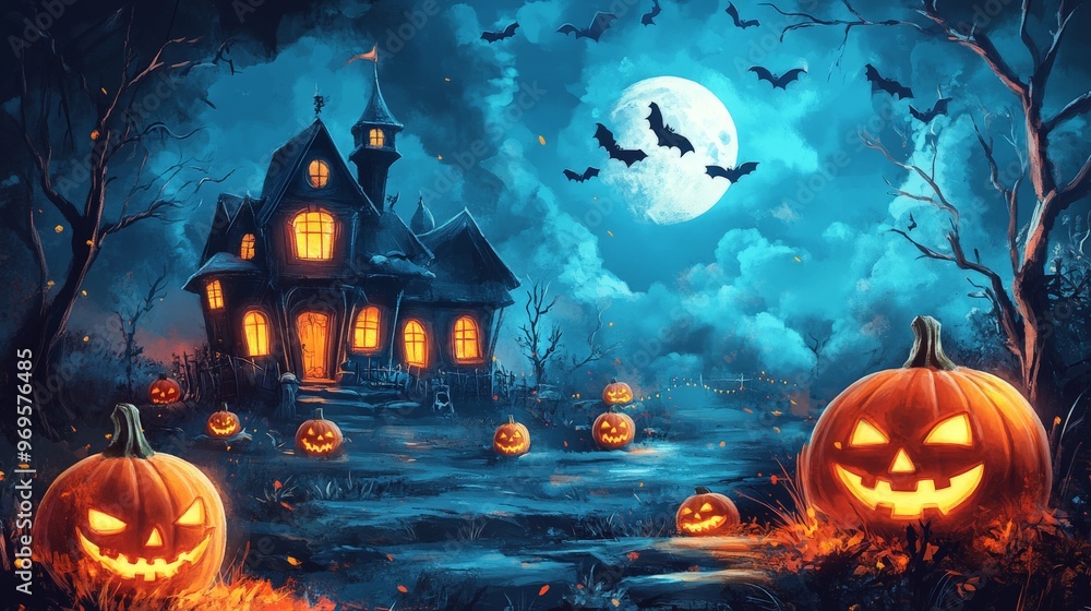 halloween party illustration halloween party illustration
