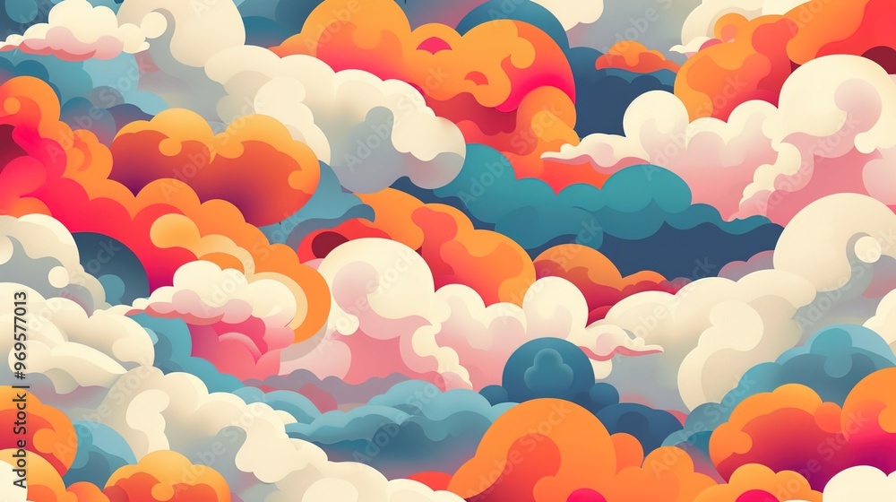 Cloud pattern sky wallpaper Cloud pattern sky wallpaper