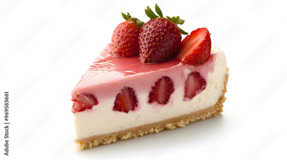 cheesecake with strawberries cheesecake with strawberries