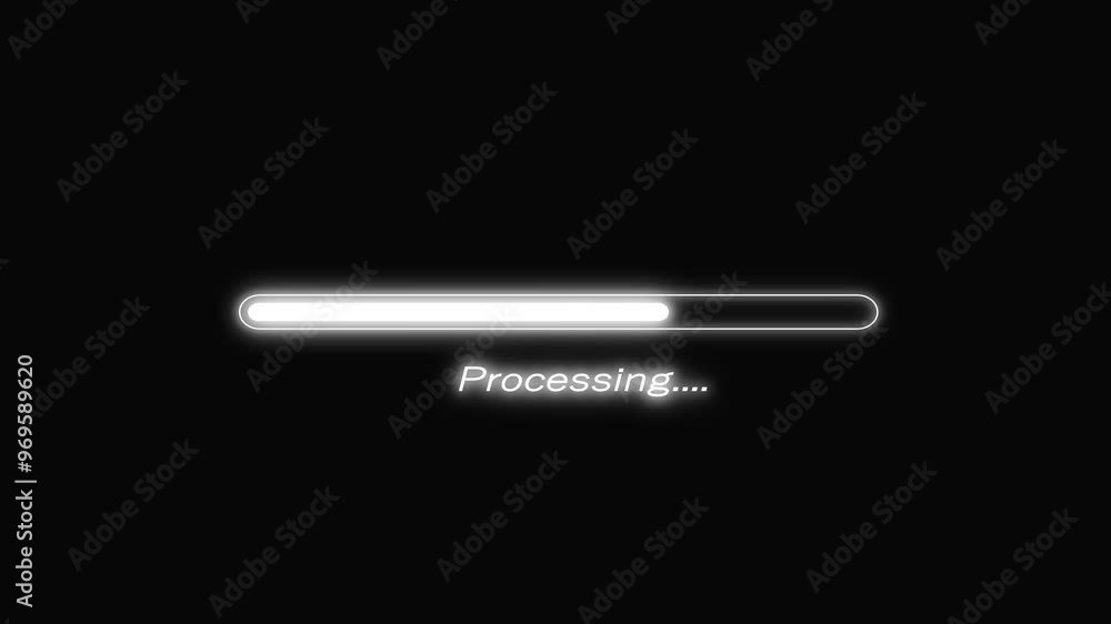 Abstract Loading Progress Bar Animation. Abstract Loading Progress Bar Animation.