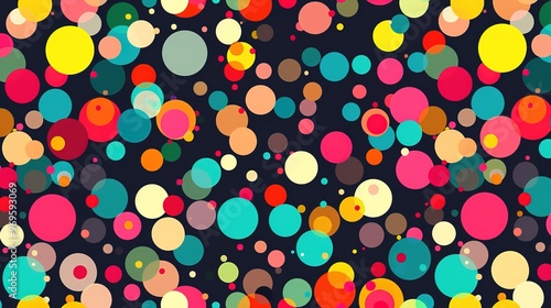 colourful dot pattern wallpaper