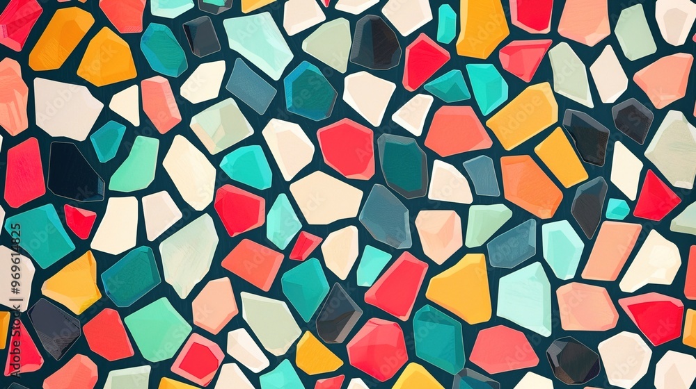Mosaic pattern wallpaper Mosaic pattern wallpaper