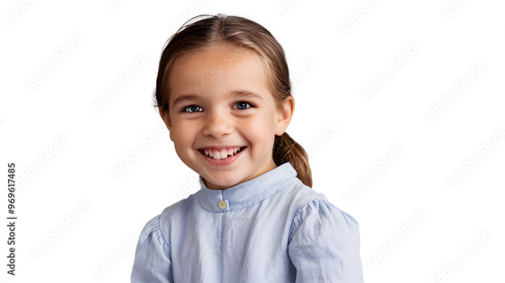 Portrait of a happy little girl smiling and laughing, isolated on transparent background Portrait of a happy little girl smiling and laughing, isolated on transparent background
