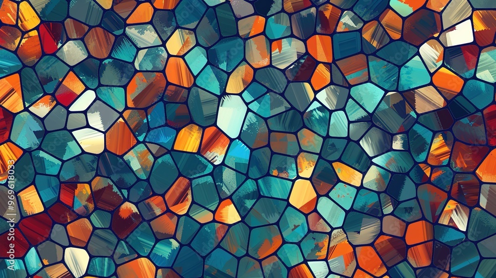 Mosaic pattern wallpaper Mosaic pattern wallpaper