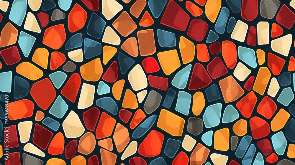 Mosaic pattern wallpaper Mosaic pattern wallpaper