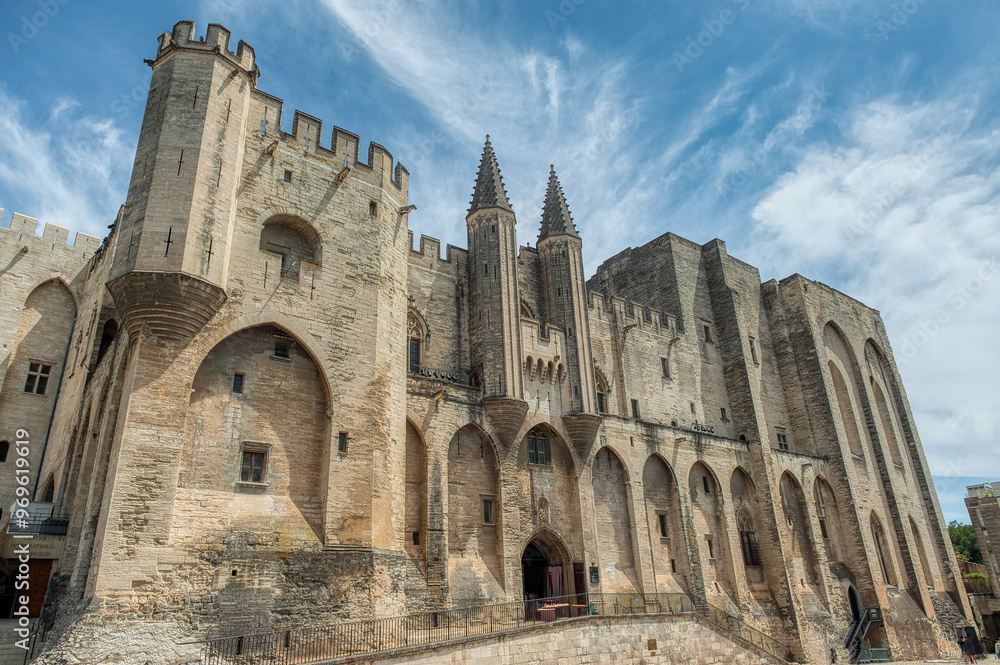 Notre Dame des Doms Cathedral in Avignon, France Notre Dame des Doms Cathedral in Avignon, France