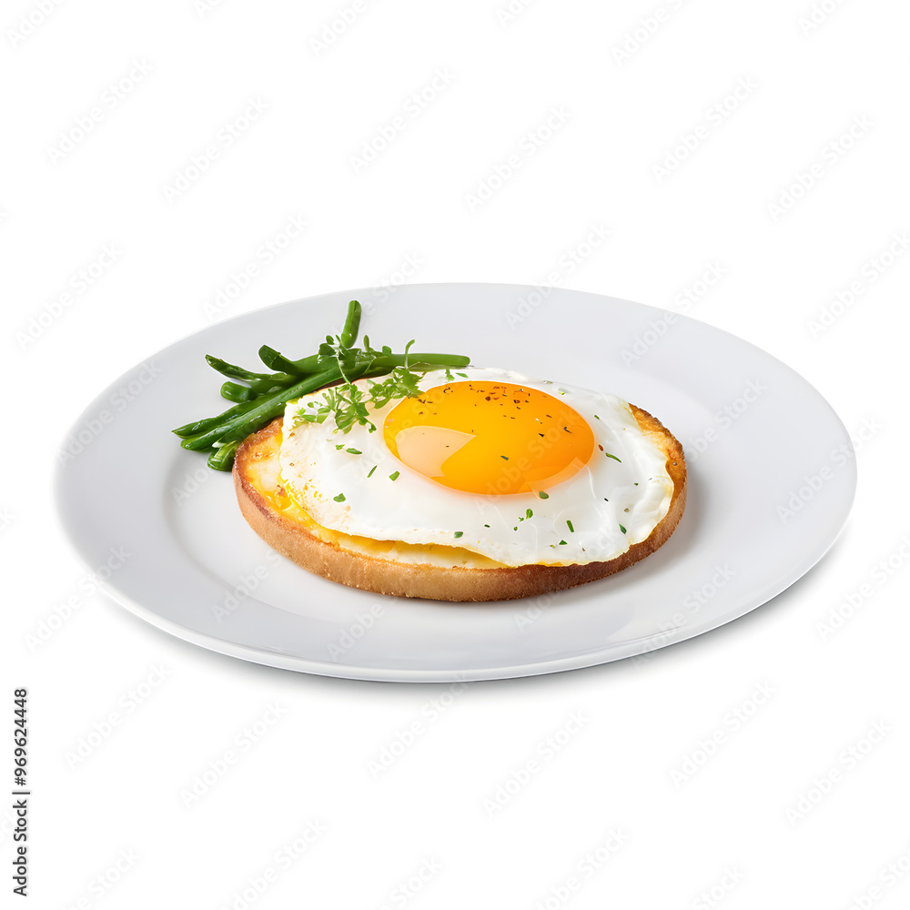 Fried Egg on a Transparent Background Fried Egg on a Transparent Background