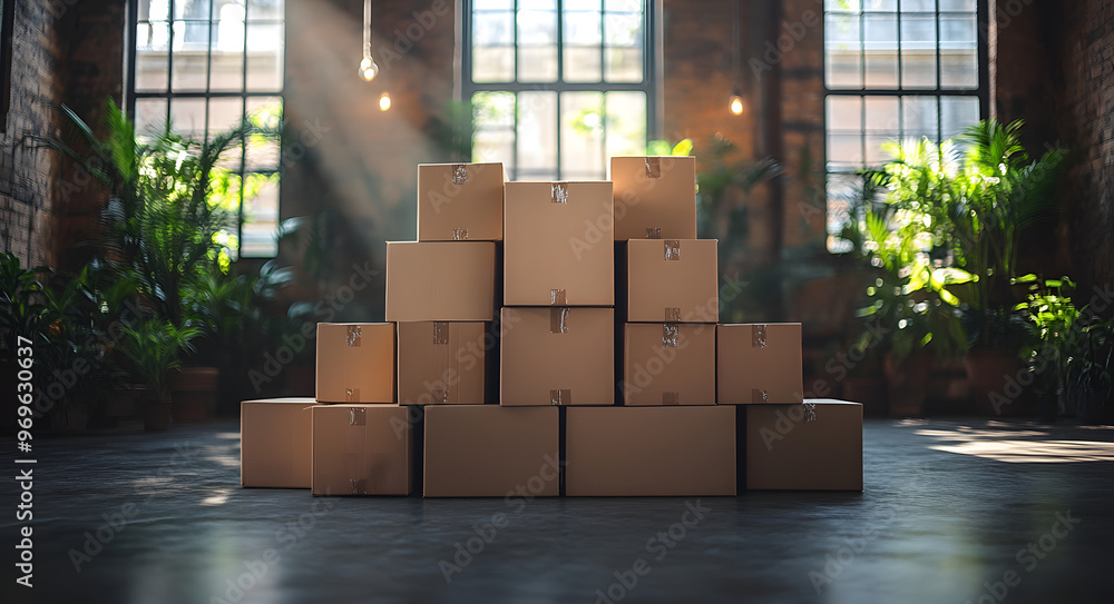 “Stacked Pile of Cardboard Boxes”
“Stacked Pile of Cardboard Boxes”