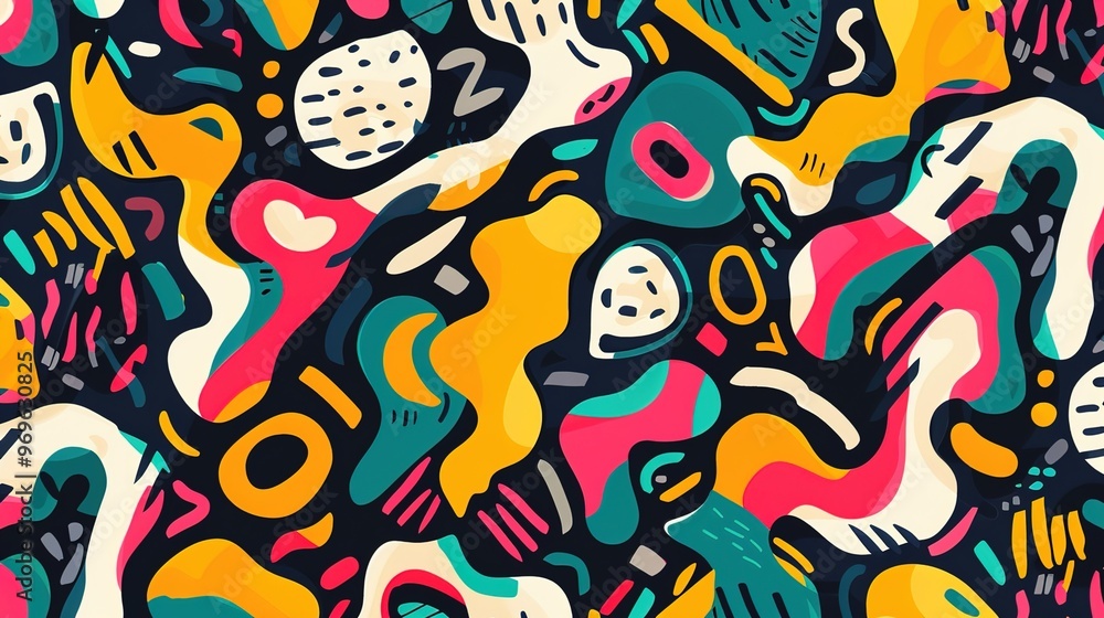 funky shape pattern wallpaper funky shape pattern wallpaper