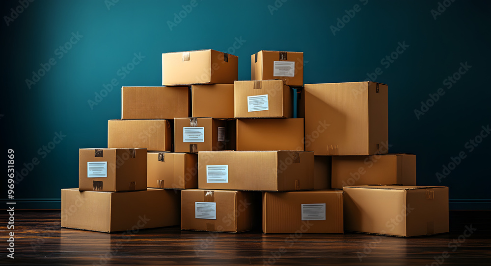 “Stacked Pile of Cardboard Boxes”
“Stacked Pile of Cardboard Boxes”