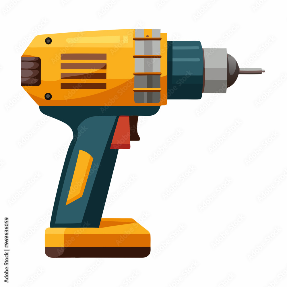 electric drill isolated on white electric drill isolated on white