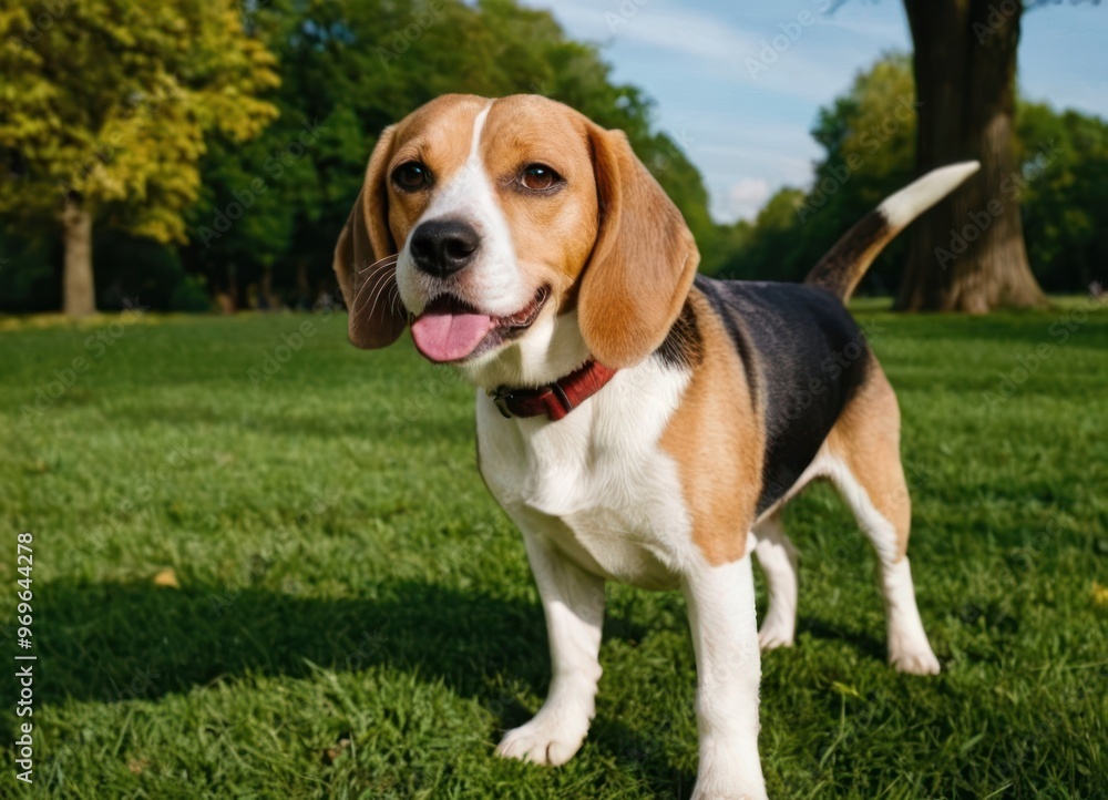 There is a small brown and white dog that is on a leash There is a small brown and white dog that is on a leash