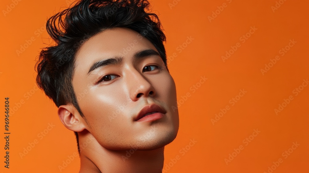 Handsome Young Man Portrait. Handsome Young Man Portrait.